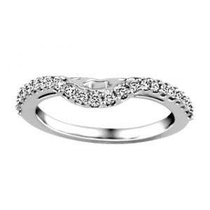 Wedding ring with diamonds SI2